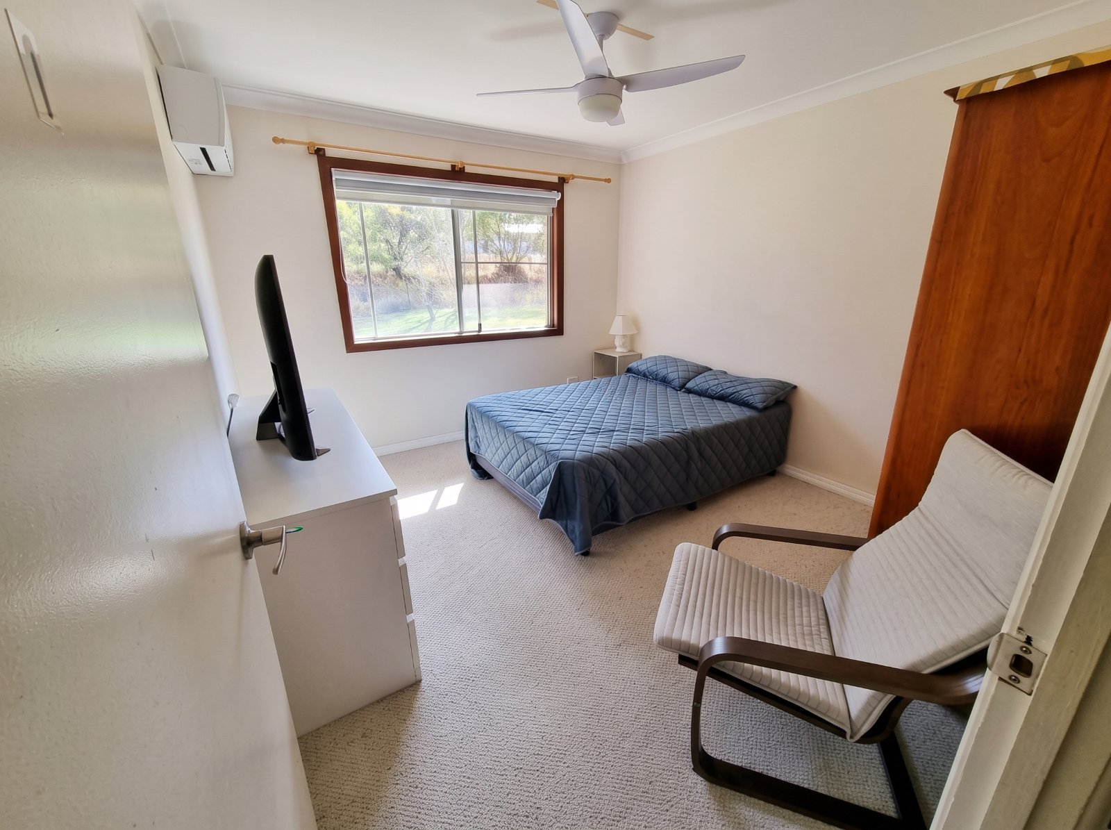 Large furnished bedroom